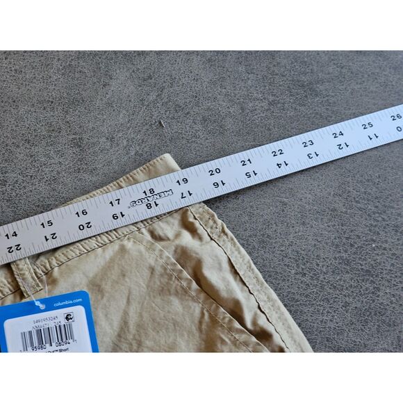 ALK Men's 38 Columbia 8" Washed Out Short Khaki Chino Shorts NEW - Picture 8 of 10